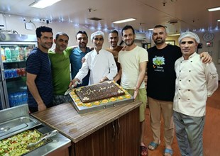 گرامیداشت عید سعید فطر و روز طبیعت بر روی دکل حفاری DCI2